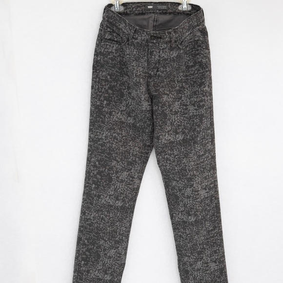 Levis Perfectly Slimming 512 pattern straight leg statement jean charcoal gray 4 - Picture 4 of 10